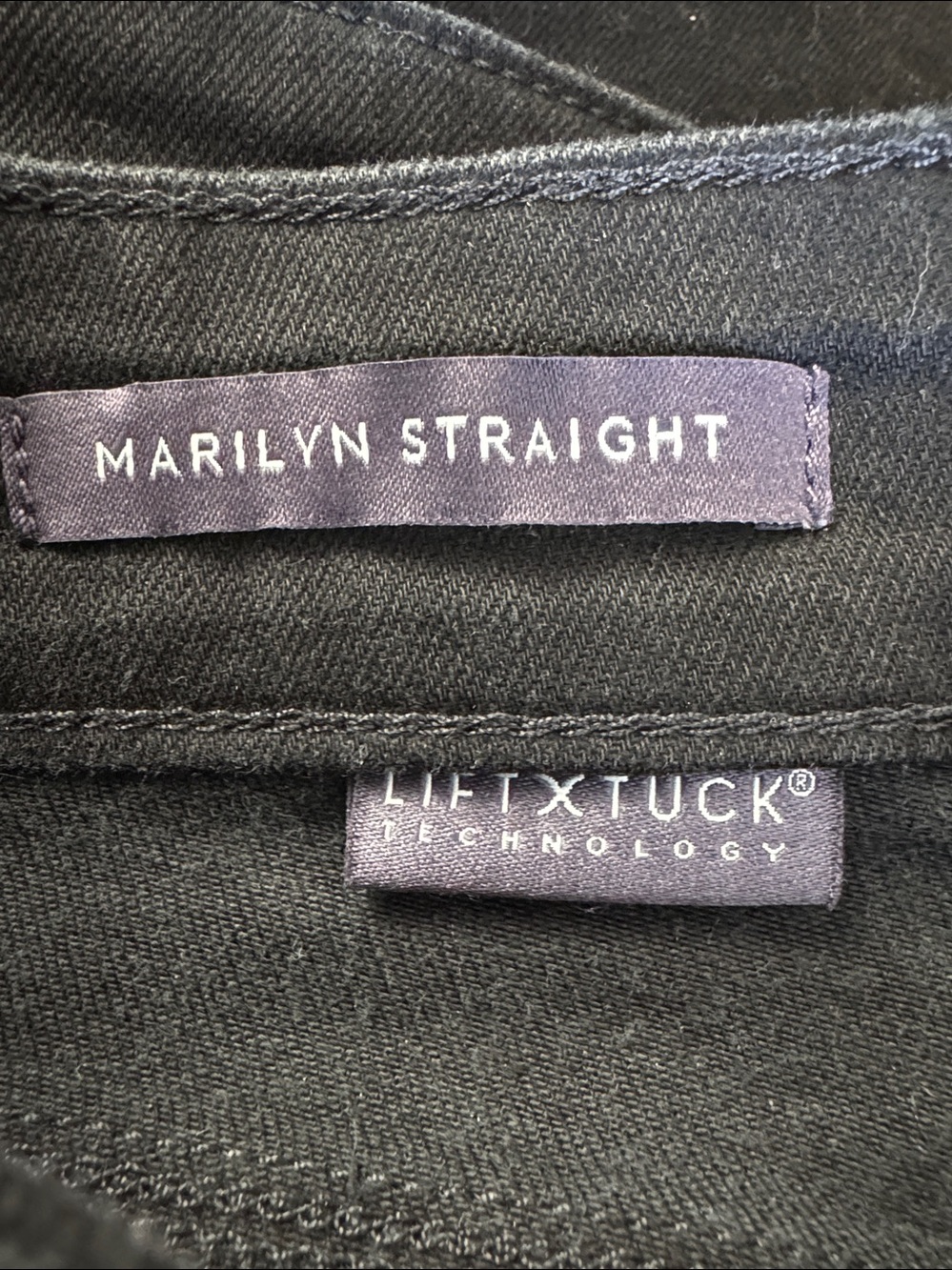 NYDJ Marilyn straight black size 10 - Picture 7 of 10